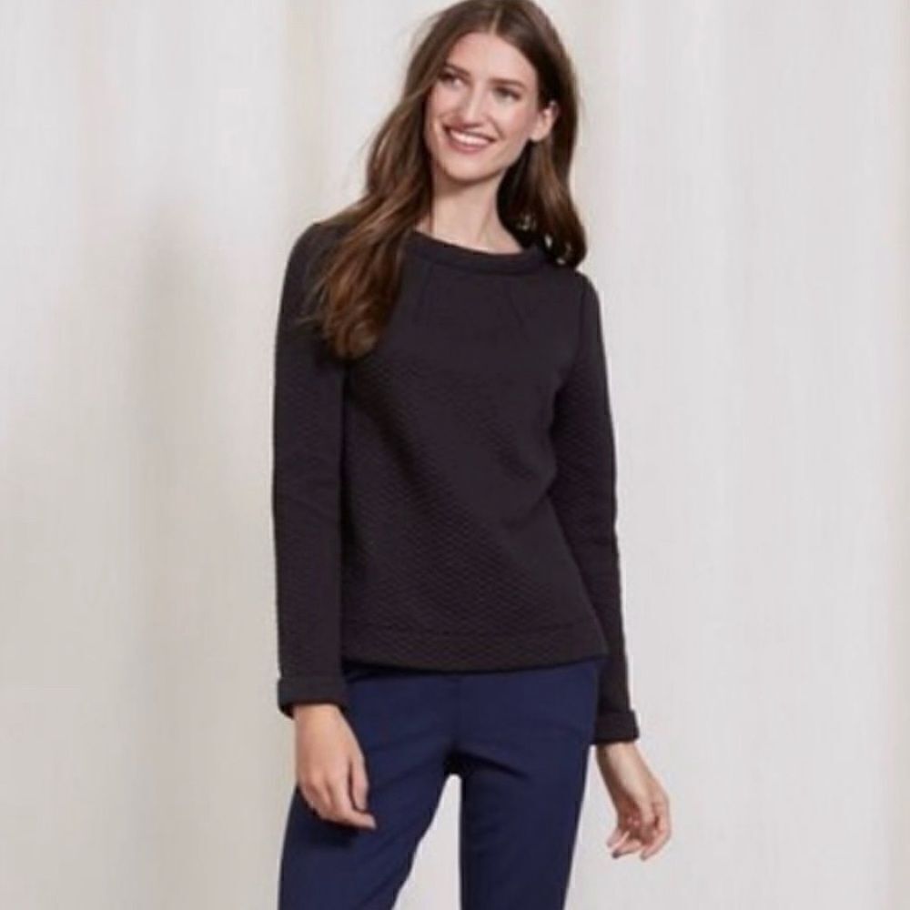 Boden Black Long Sleeve Top